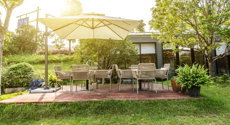 &Eacute;tude de sol et calepinage terrasse bois